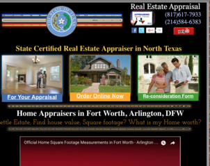 Example of House appraisal website